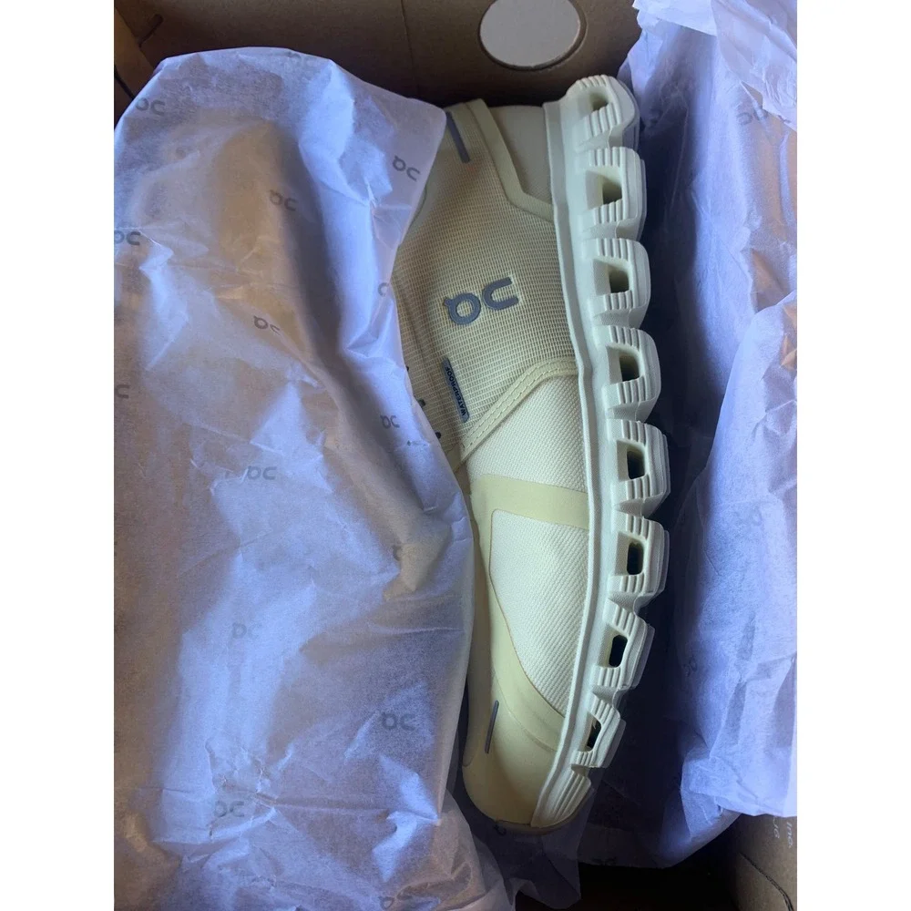 On Cloud 6 Waterproof Women's Running Shoes Pale Yellow‎ Size 9.5 W New